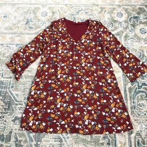 Floral Print Maternity Dress